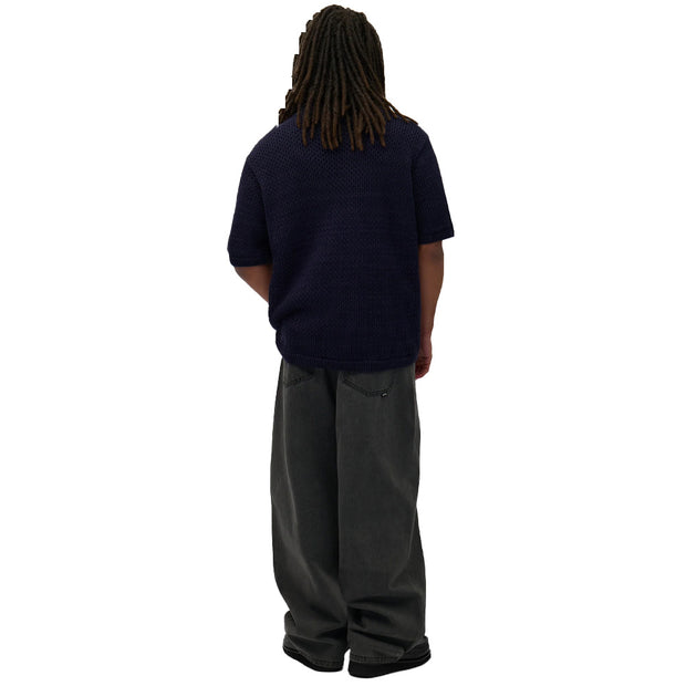 ARTE  Crochet Knit Button Shirt