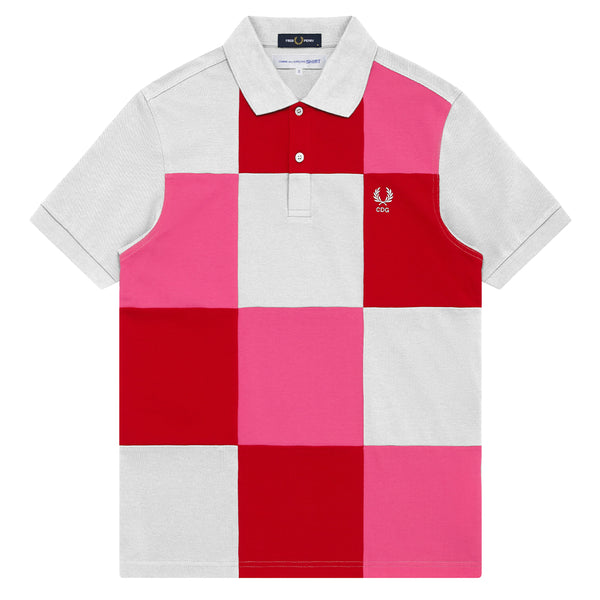 COMME DES GARÇONS SHIRT CDG x Fred Perry Patchwork Polo