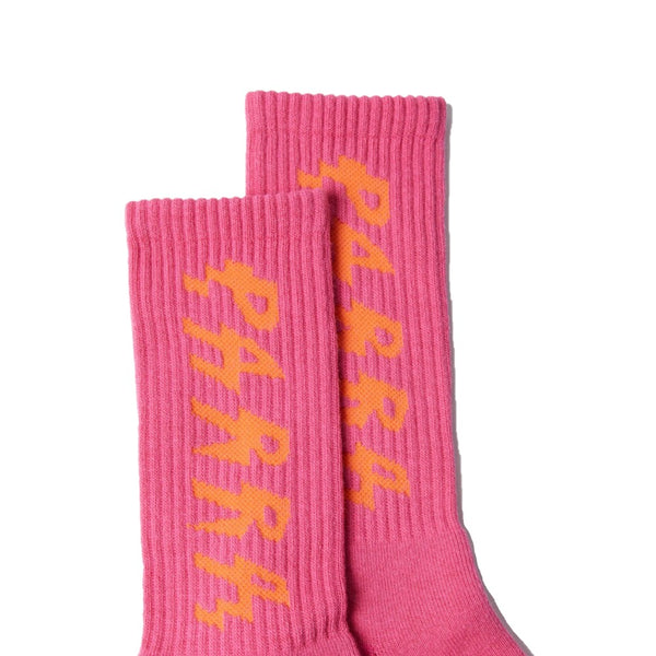 BY PARRA Spiked logo crew socks