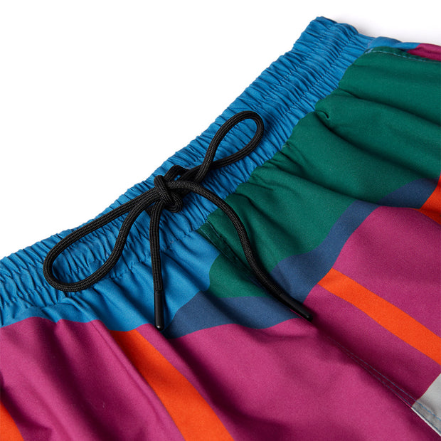 BY PARRA The Festival Fence Swim Shorts