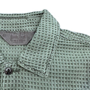 BRAIN DEAD Waffle Button Front Shirt