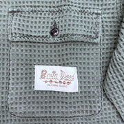 BRAIN DEAD Waffle Button Front Shirt