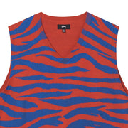 STUSSY Tiger Printed Sweater Vest