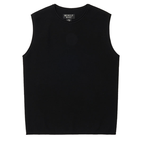 MERELY MADE Premium Wide Shoulder Knit Sleeveless