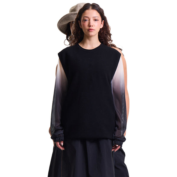 MERELY MADE Premium Wide Shoulder Knit Sleeveless