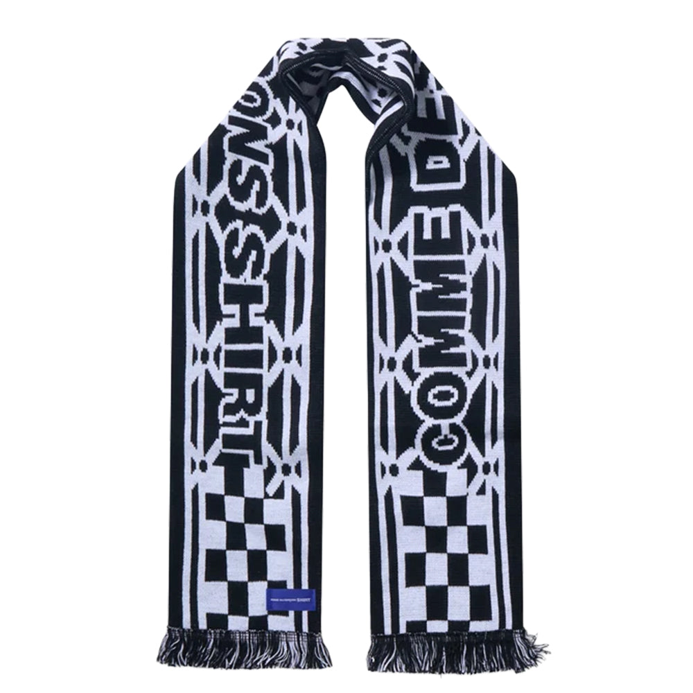 COMME DES GARÇONS SHIRT Knitted Football Scarf