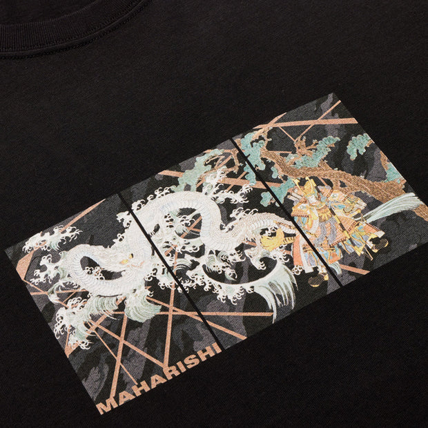 MAHARISHI Triptych Water Dragon T-shirt