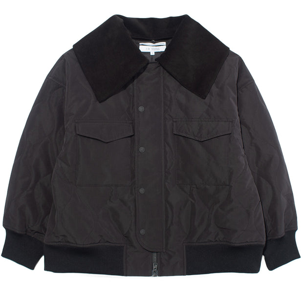 F/CE Quilted Jacket With Detachable Collar