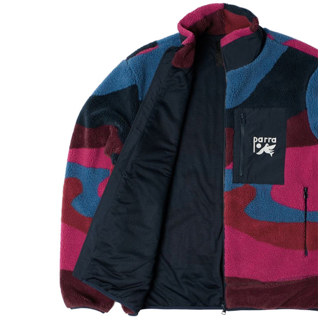 BY PARRA Full Ftp Booster Polar Fleece Jacket