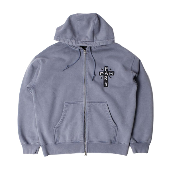 BY PARRA A Cross To Bear Zip Hooded Sweatshirt