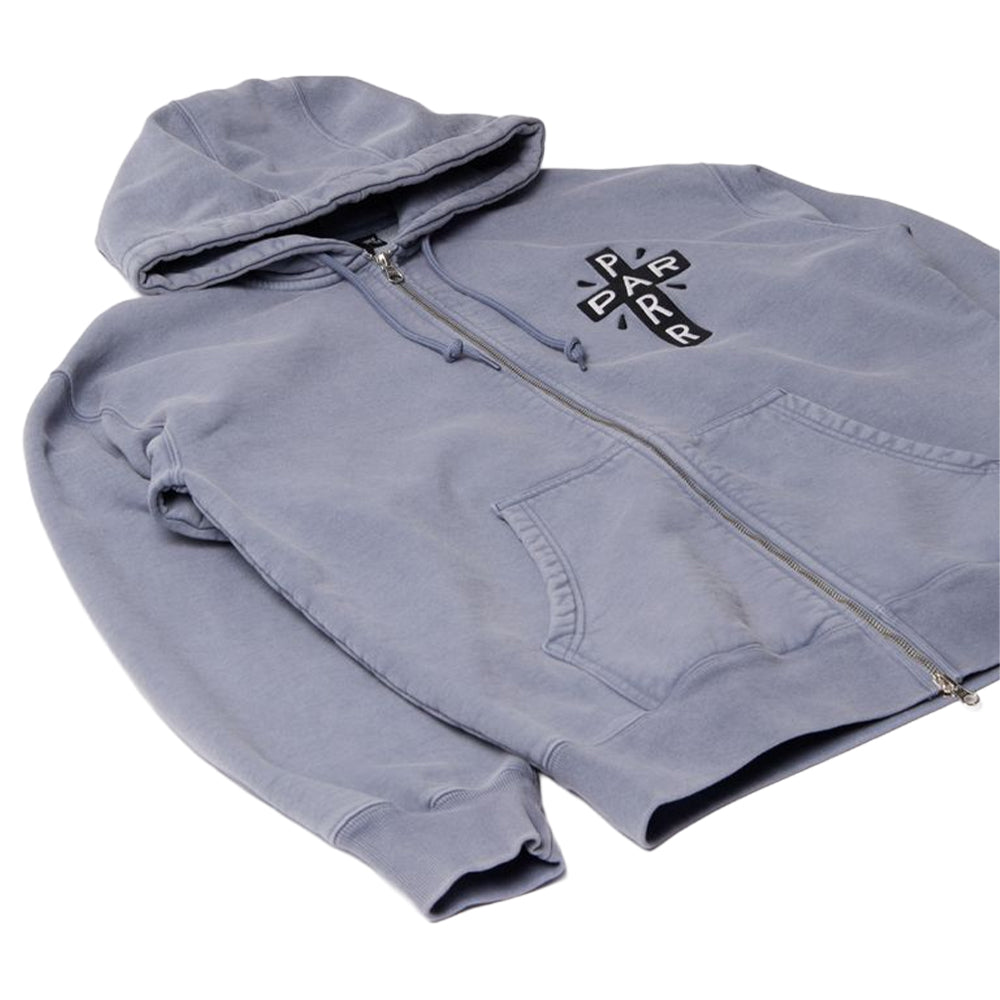 BY PARRA A Cross To Bear Zip Hooded Sweatshirt