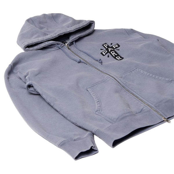 BY PARRA A Cross To Bear Zip Hooded Sweatshirt