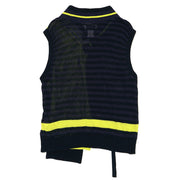 FACETASM Layered Mesh Knit Vest