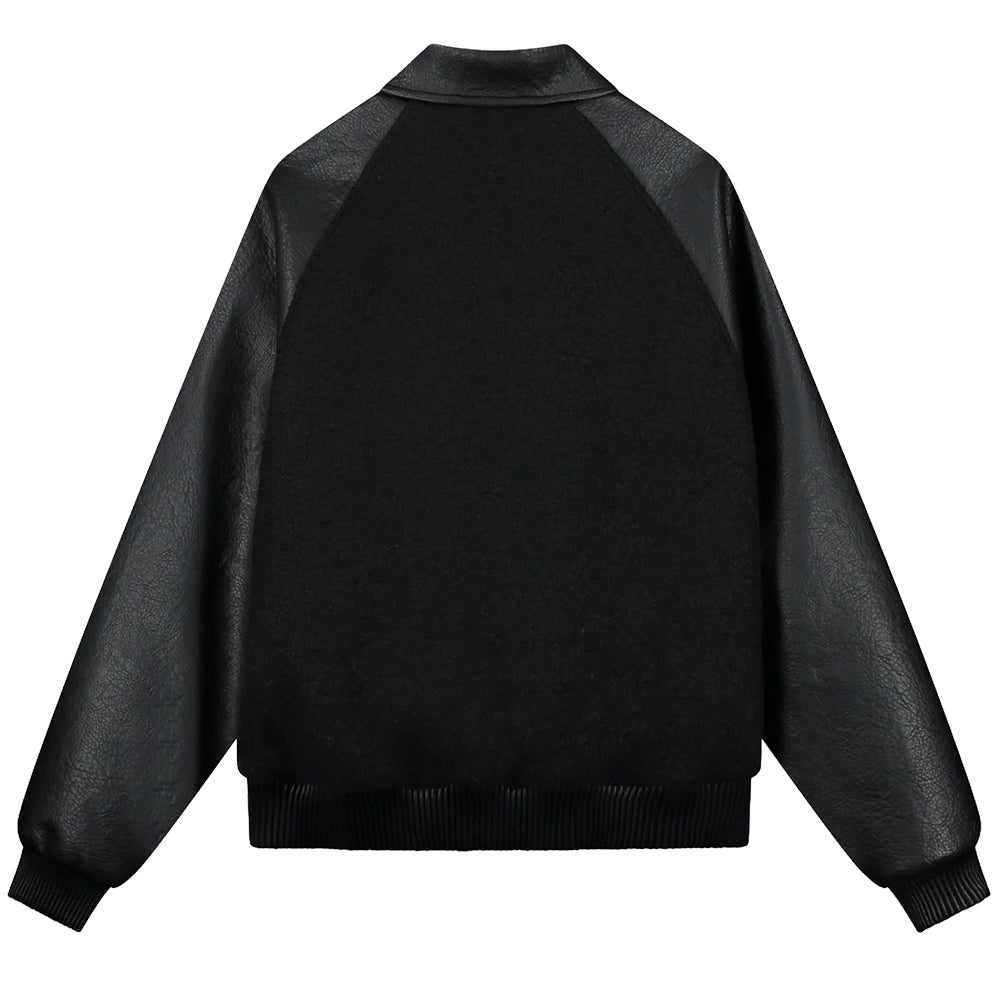 ARTE  Leather Varsity Jacket