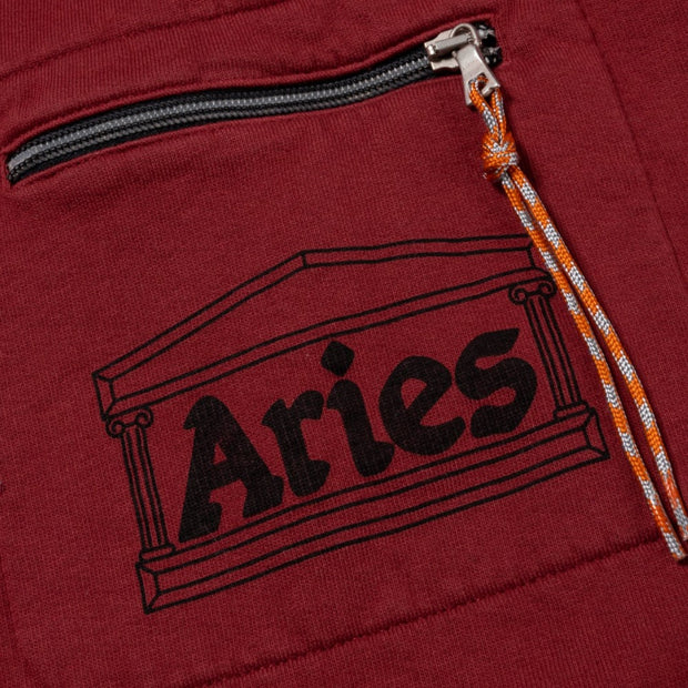 ARIES Nylon Hybrid Zip Through Sweat