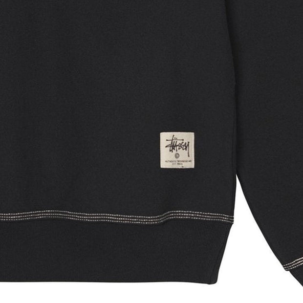 STUSSY Contrast Stitch Label Crew