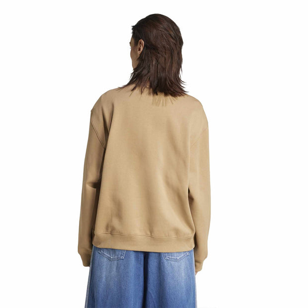 ADIDAS Essentials Linear Quarter-Zip Oversized Sweatshirt