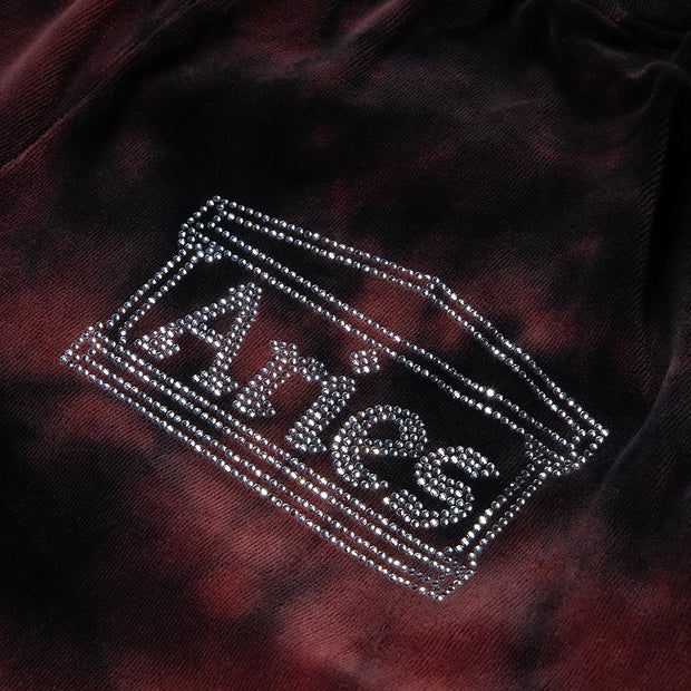 ARIES Rhinestone Velour Sweatpant