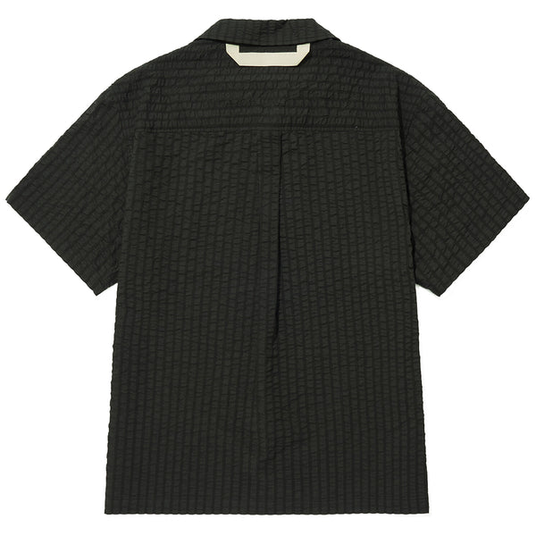 MERELY MADE Premium Wide Seersucker Cuban Collar Shirts
