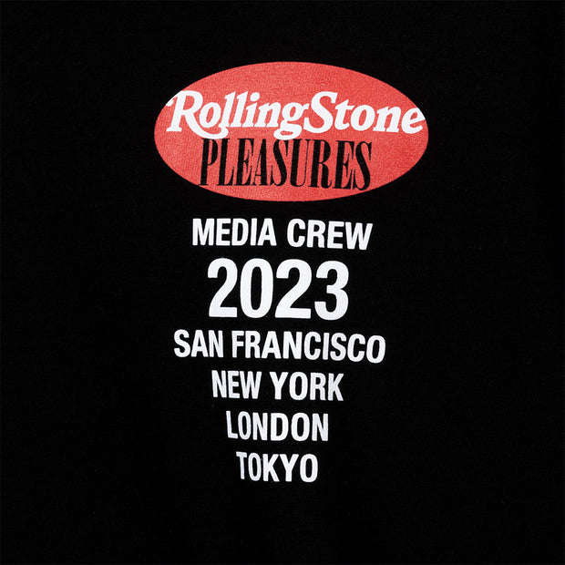 PLEASURES Rolling Stone T-shirt