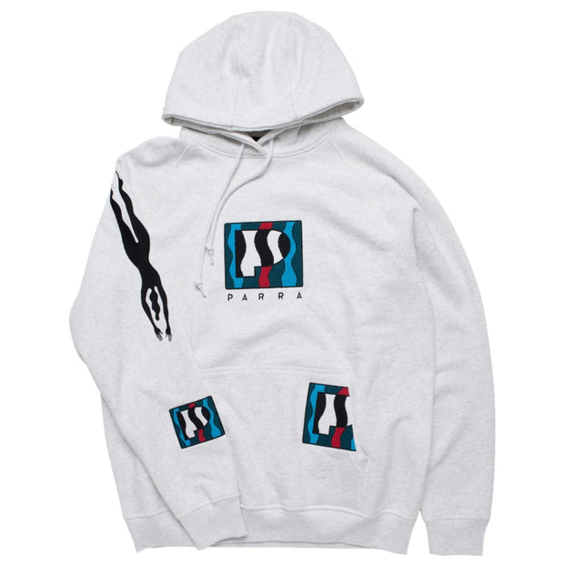 PARRA Zebra Striped P Hooded Sweatshirt