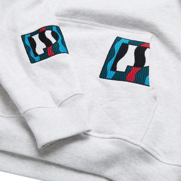 PARRA Zebra Striped P Hooded Sweatshirt