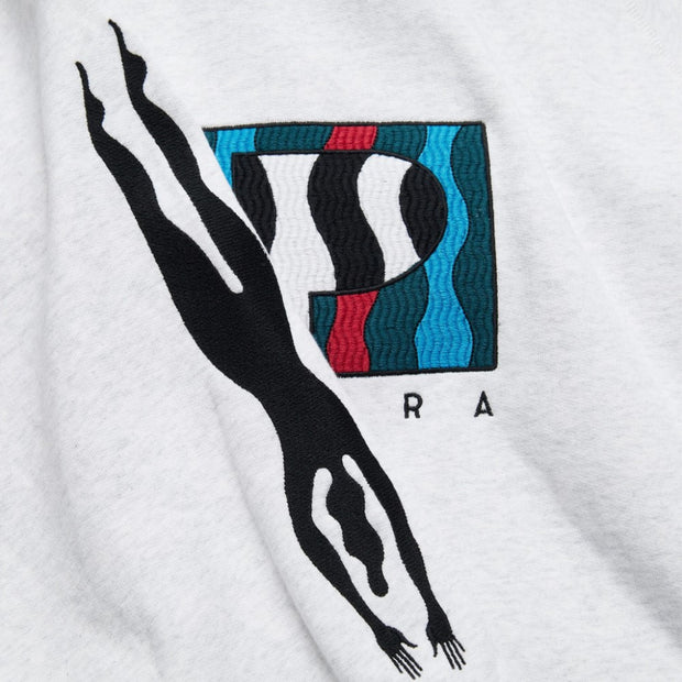 PARRA Zebra Striped P Hooded Sweatshirt