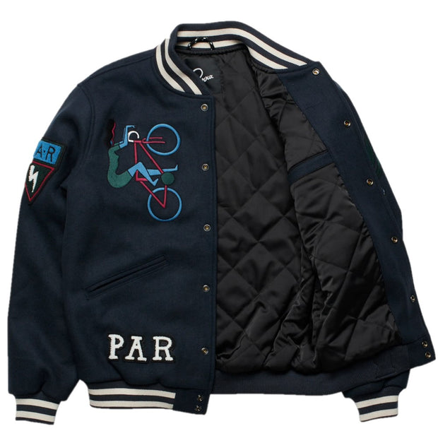 PARRA Run Sit & Bike Varsity Jacket