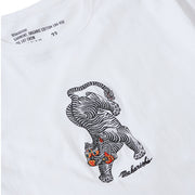 MAHARISHI Tiger Embroidered T-shirt