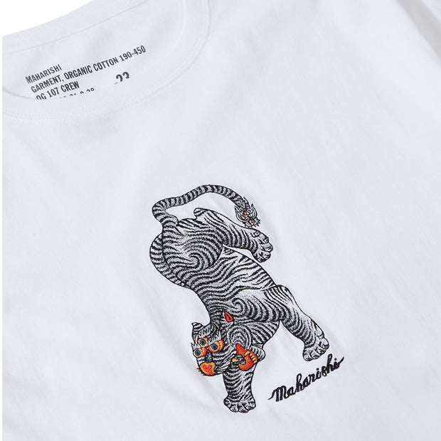 MAHARISHI Tiger Embroidered T-shirt