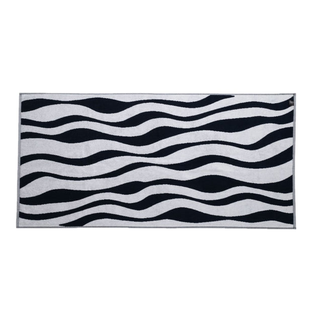 PARRA Waves of the navy bath towel 2 set
