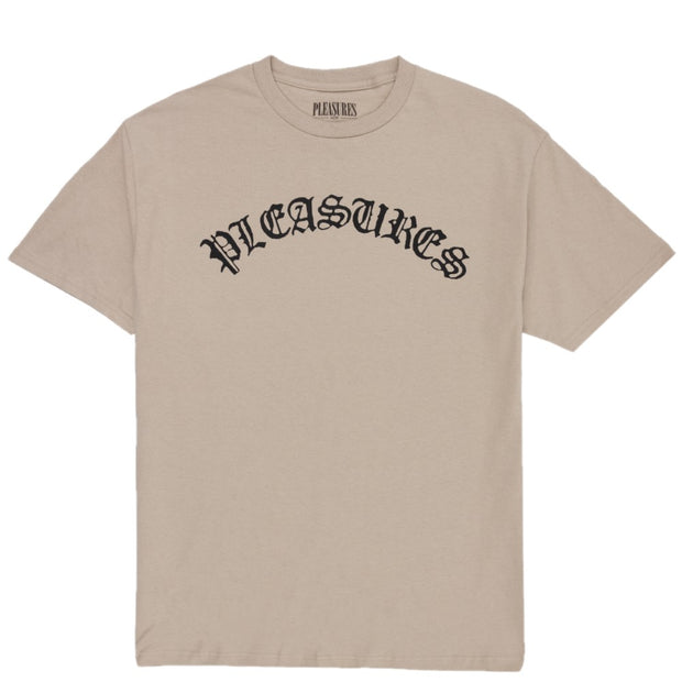 PLEASURES Old e Logo T-shirt