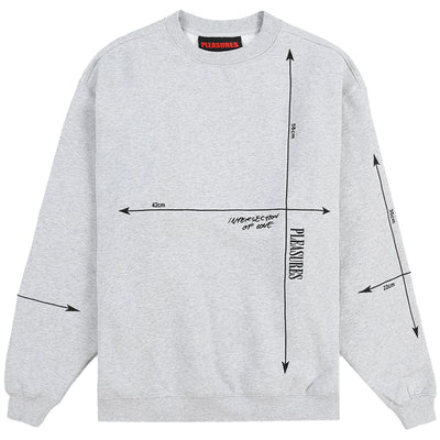 PLEASURES Intersection Crewneck