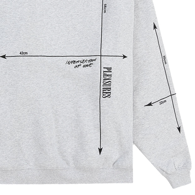 PLEASURES Intersection Crewneck