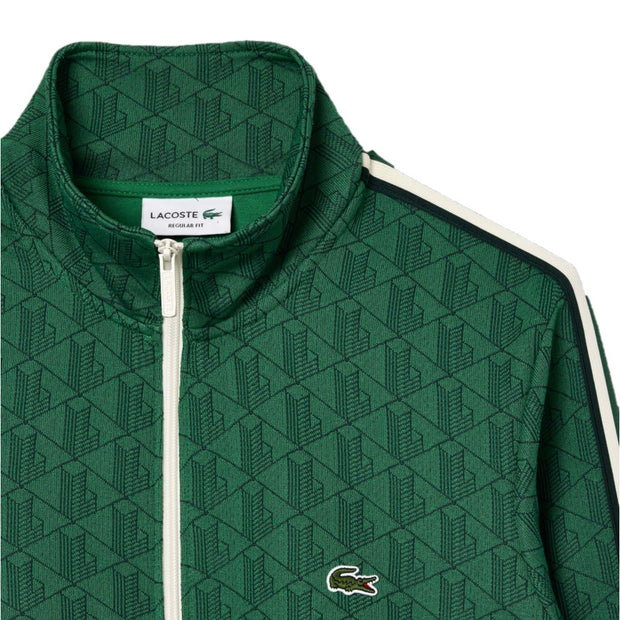 LACOSTE Full Zip Jacquard Monograms Jacket