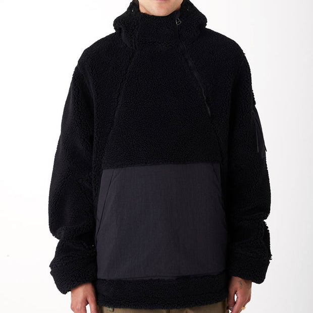 MAHARISHI Asym Fleece Hooded Pullover