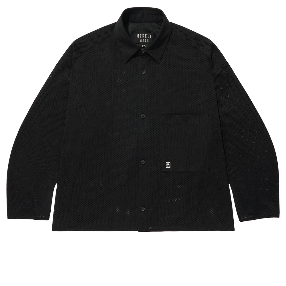 MERELY MADE Merely Us Mesh Cropped Shirt