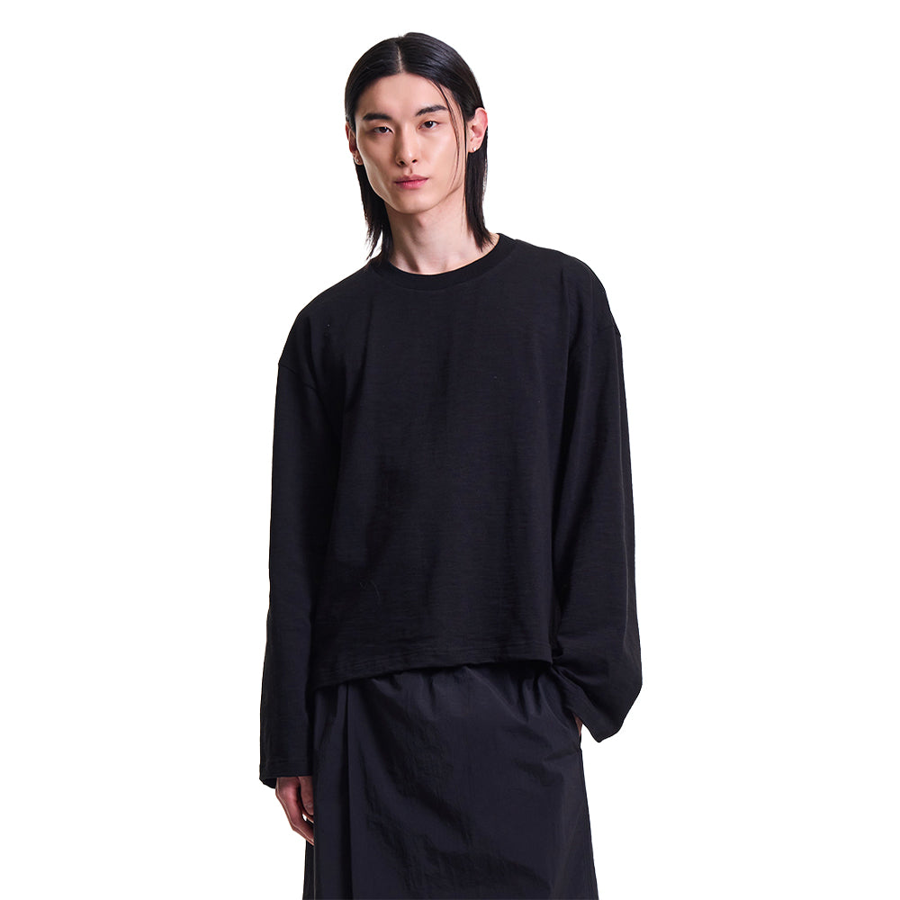 MERELY MADE Premium Slub Jersey Cropped T-shirt