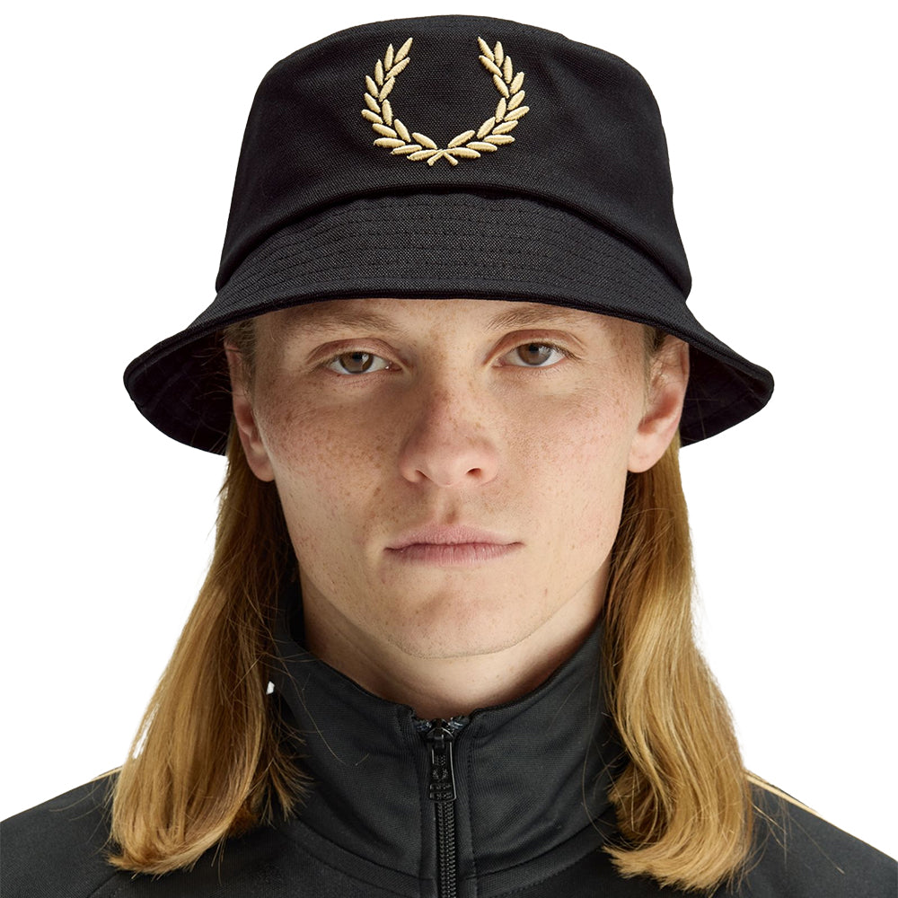 FRED PERRY Canvas Bucket Hat