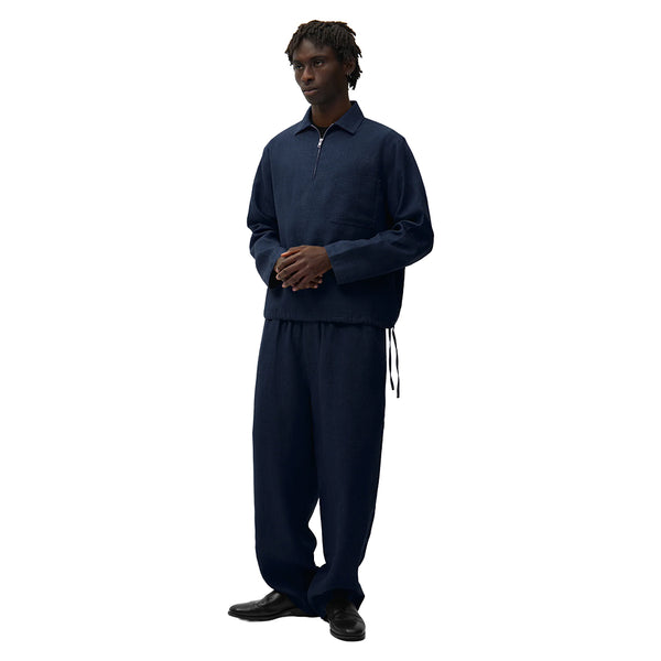 ARTE  Linen Quarter Zip Pullover