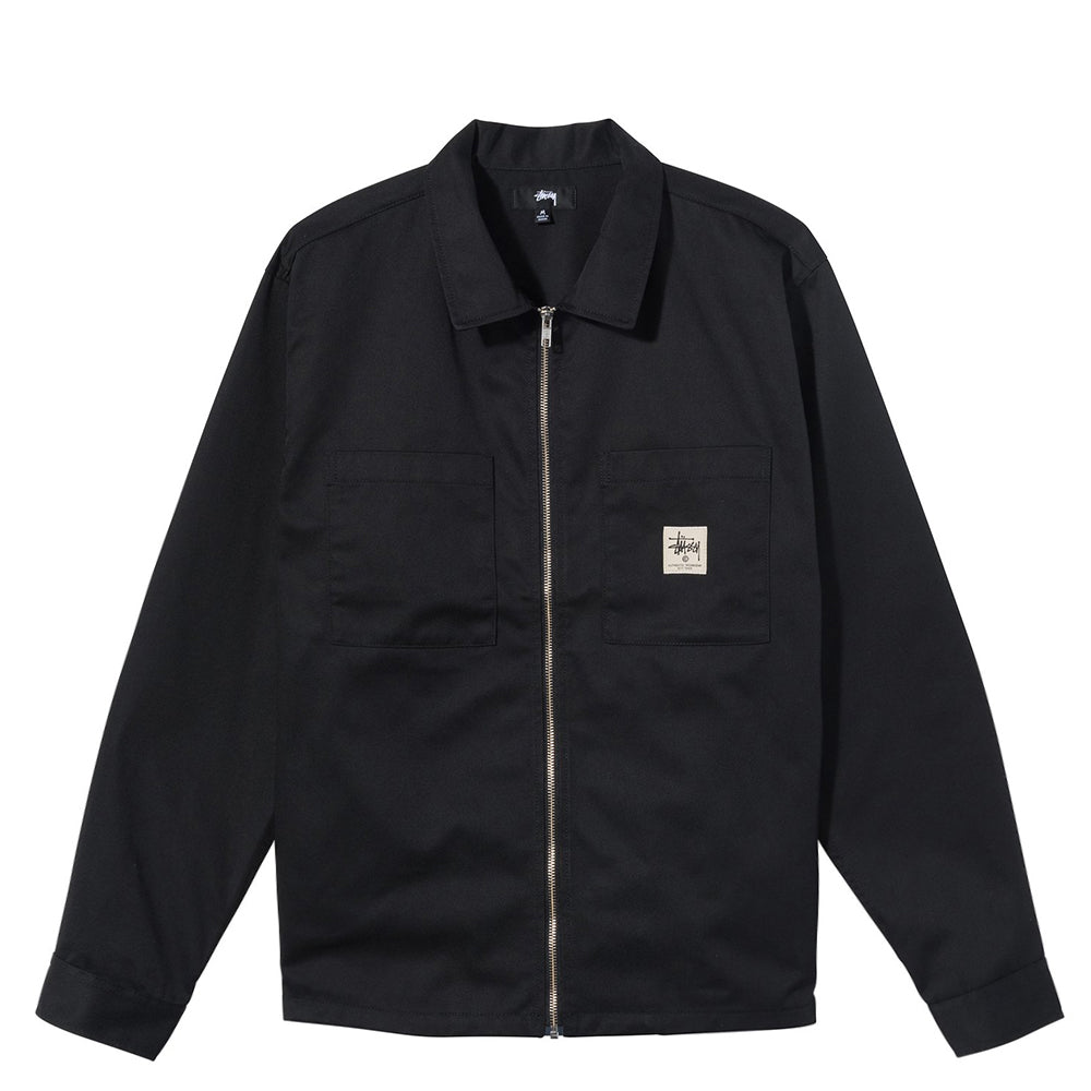 Buy online Stussy Zip Up Work Ls Shirt RADIOLONDRA