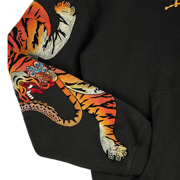 Maharishi - Pearl Tiger Embroidered Hooded Sweat