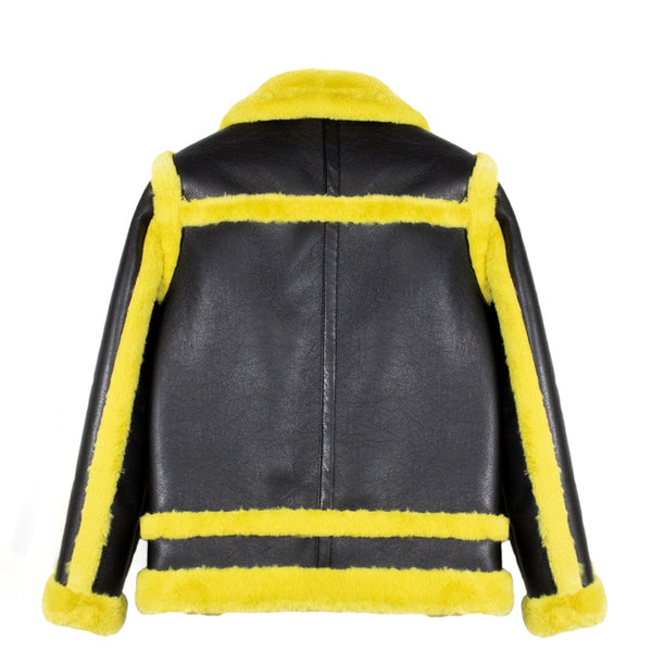 STAND STUDIO - Lindsey Jacket Bonded Faux Fur
