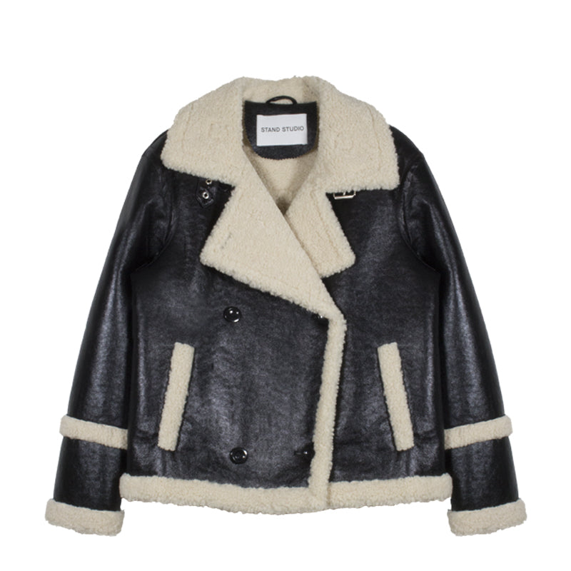 STAND STUDIO - Lilli Jacket Patent Napalan