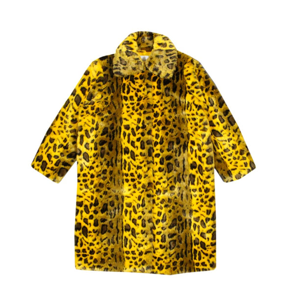 STAND STUDIO - MAXINE COAT YELLOW LEO