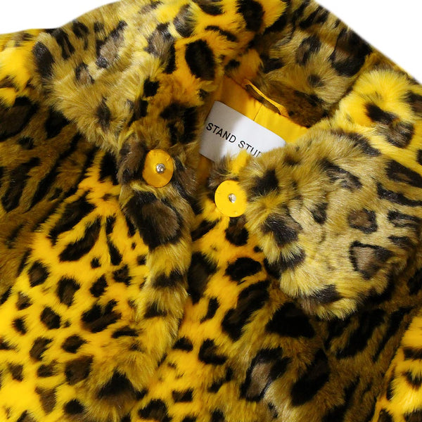 STAND STUDIO - MAXINE COAT YELLOW LEO