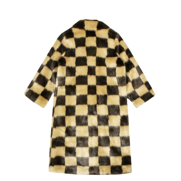 STAND STUDIO - NINO COAT BEIGE/BROWN CHECK