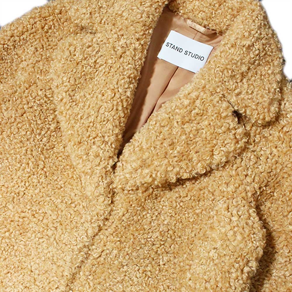 STAND STUDIO - CAMILLE COCOON COAT CAMEL