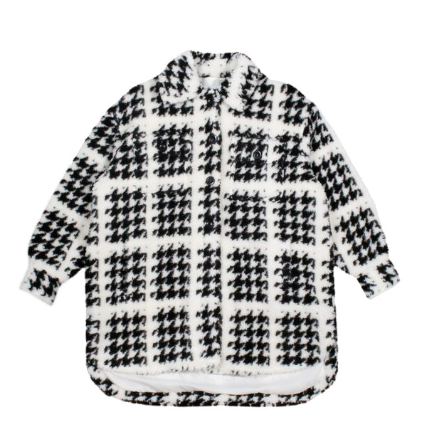 STAND STUDIO - SABI JACKET FAUX FUR PEPITA
