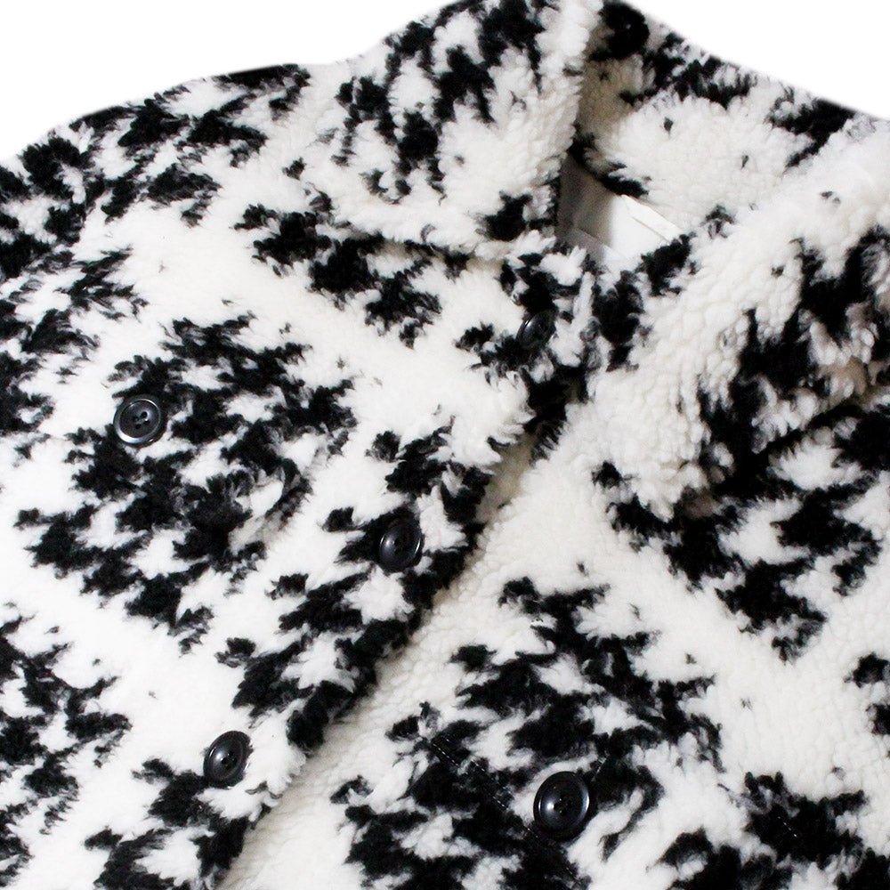 STAND STUDIO - SABI JACKET FAUX FUR PEPITA